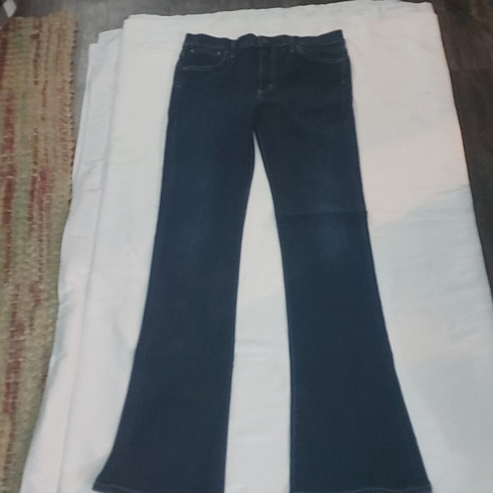 Citizens of Humanity Jerome Dahan Wide Leg Dark Wash Jeans 30 Classic Preppy